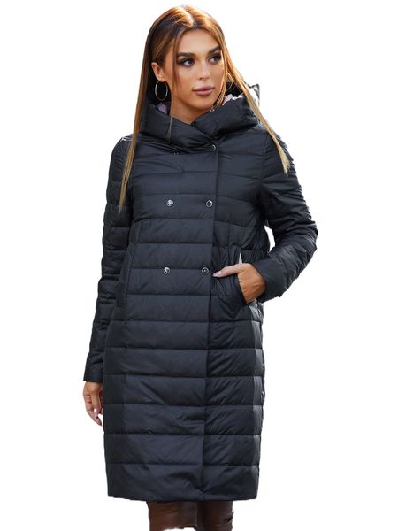 miegofce double breasted hooded puffer coat e74l#, Black
miegofce double breasted hooded puffer coat e74l#, Black