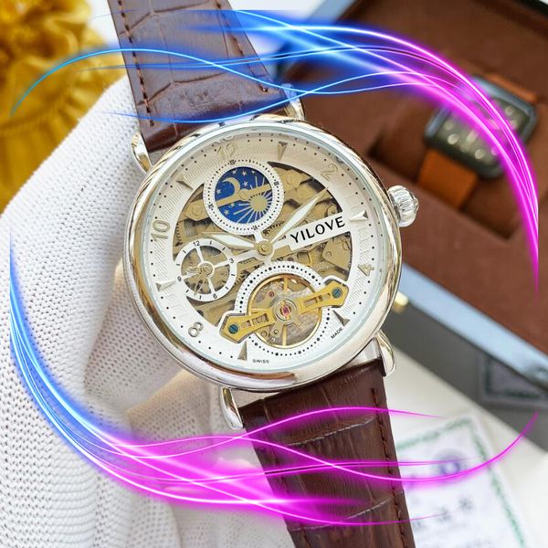 montre de luxe business men's watch satch famous super warrior automatic dating clock mechanical movement flywheel skeleton leather wri, Slivery;brown
montre de luxe business men's watch satch famous super warrior automatic dating clock mechanical movement flywheel skeleton leather wri, Slivery;brown