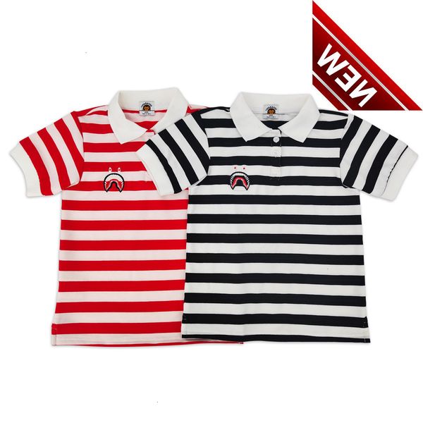 beii & bap fashion brand polo shirt t-shirt lapel children's school uniform short sleeve embroidered shark mouth, White;black
beii & bap fashion brand polo shirt t-shirt lapel children's school uniform short sleeve embroidered shark mouth, White;black