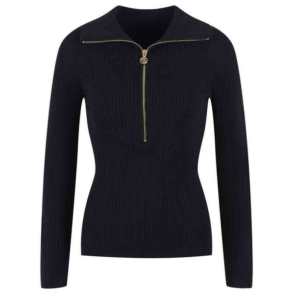 women's sweaters summer zip polo collar long sleeve knit fashion lapel western style slim pullover u5wj, White;black
women's sweaters summer zip polo collar long sleeve knit fashion lapel western style slim pullover u5wj, White;black