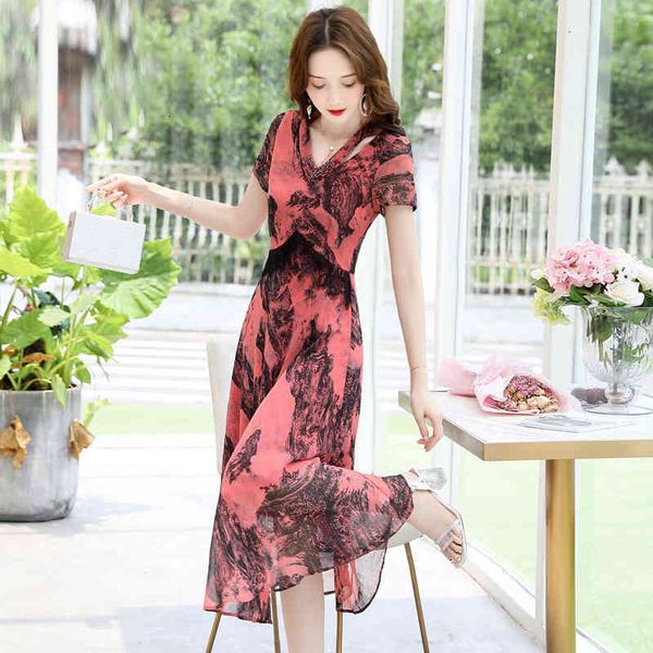 casual dresses chiffon dress women's summer long skirt 2022 style waist slim temperament high french floral 4cye, Black;gray
casual dresses chiffon dress women's summer long skirt 2022 style waist slim temperament high french floral 4cye, Black;gray