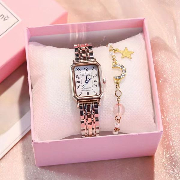 luxury fashion style womens watchesretro small dial square steel band chain watch women's simple temperament student quartz orologio di, Slivery;golden
luxury fashion style womens watchesretro small dial square steel band chain watch women's simple temperament student quartz orologio di, Slivery;golden