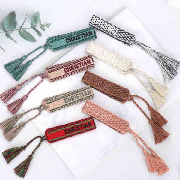 brand classic fashion bangles bracelets luxury women men handmade signature embroidered woven tassel adjustable bracelet jewelry friendship, Black
brand classic fashion bangles bracelets luxury women men handmade signature embroidered woven tassel adjustable bracelet jewelry friendship, Black