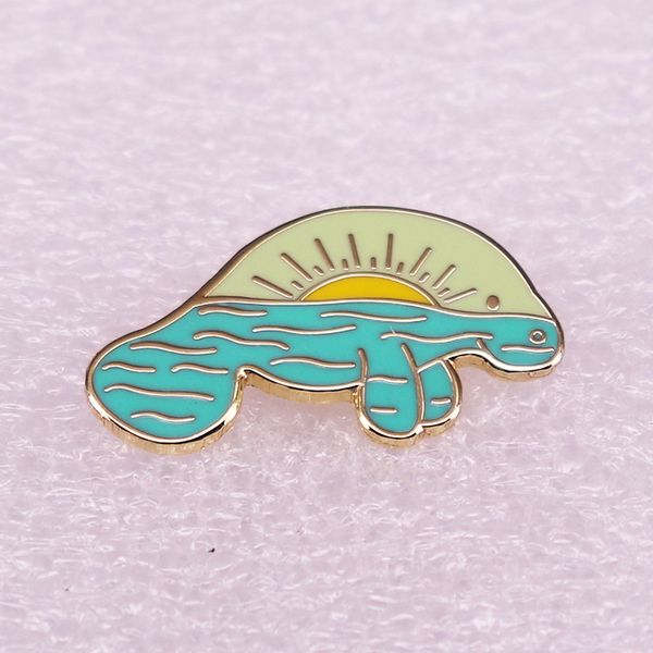 manatee sunrise brooch pins enamel metal badges lapel pin brooches jackets jeans fashion jewelry accessories, Blue
manatee sunrise brooch pins enamel metal badges lapel pin brooches jackets jeans fashion jewelry accessories, Blue