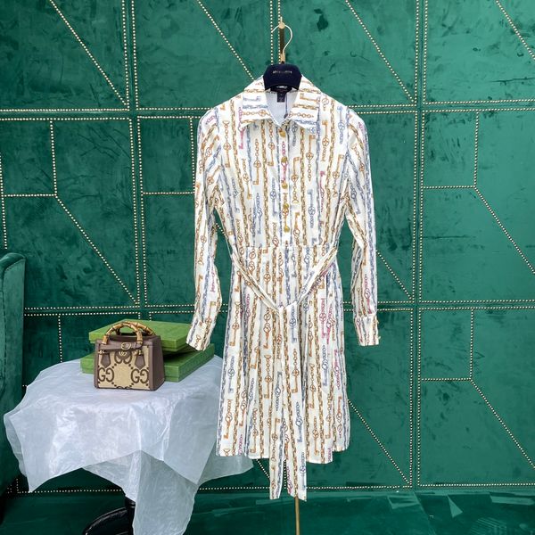 2022 luxury designer designs new dress products and puts them on the shelves customized silk satin printed shirt dress, White;black
2022 luxury designer designs new dress products and puts them on the shelves customized silk satin printed shirt dress, White;black