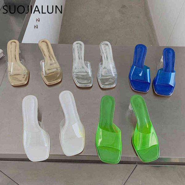 suojialun 2022 summer wommen pvc transparent slipper fashion crystal square high heel ladies casual sandal shoes beach slides 220627, Black
suojialun 2022 summer wommen pvc transparent slipper fashion crystal square high heel ladies casual sandal shoes beach slides 220627, Black