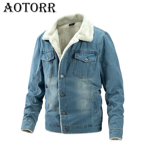 men denim jacket warm fleece cotton casual denim coat overcoat male thicker winter jean jackets man slim fit outwear 220815, Black;brown
men denim jacket warm fleece cotton casual denim coat overcoat male thicker winter jean jackets man slim fit outwear 220815, Black;brown
