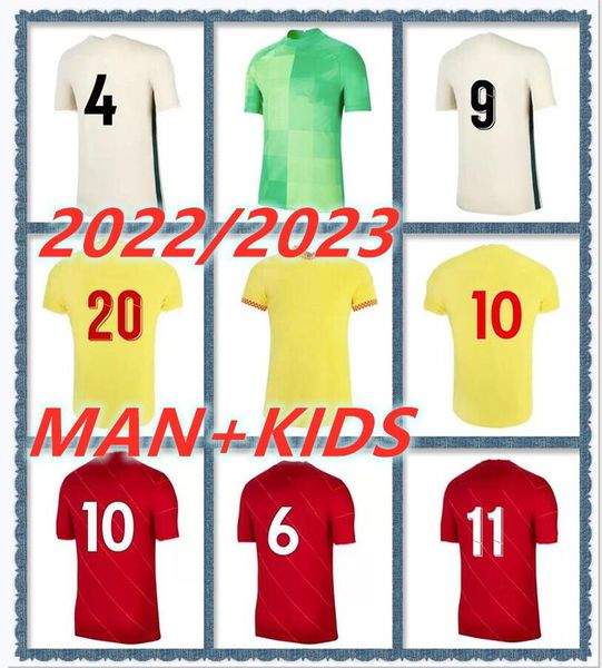 22/23 soccer jerseys 2021 2022 2023 fans player version a.becker robertson men kids kit+socks full sets home football shirts, Black;yellow
22/23 soccer jerseys 2021 2022 2023 fans player version a.becker robertson men kids kit+socks full sets home football shirts, Black;yellow