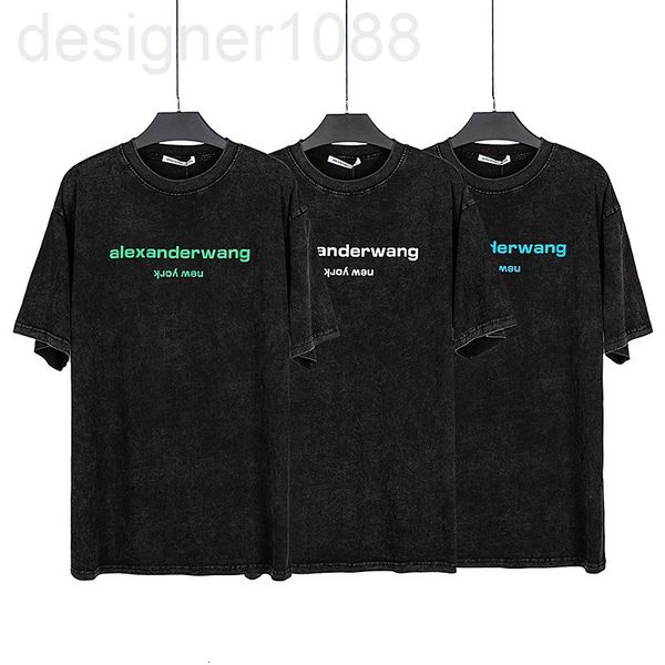 women's t-shirt designer aw home washed old alphabet printed t-shirt 2022 spring and summer casual loose round neck men's women�, White
women's t-shirt designer aw home washed old alphabet printed t-shirt 2022 spring and summer casual loose round neck men's women�, White