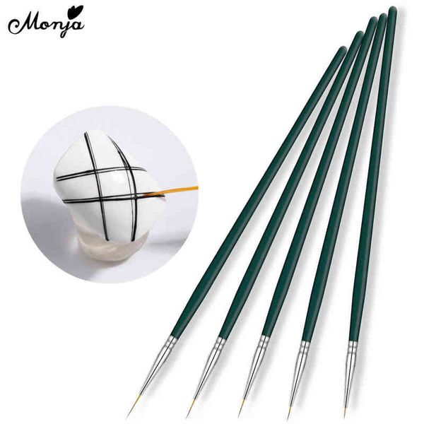 nxy nail monja 5/7/9/11/13mm liner brush french stripes drawing lines flower painting pen green wooden handle uv gel manicure tools220422
nxy nail monja 5/7/9/11/13mm liner brush french stripes drawing lines flower painting pen green wooden handle uv gel manicure tools220422