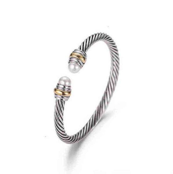 bracelet dy luxury designer twisted pearl head women bangles fashion versatile twist bracelets jewelry platinum plated wedding gifts bangle, Black
bracelet dy luxury designer twisted pearl head women bangles fashion versatile twist bracelets jewelry platinum plated wedding gifts bangle, Black