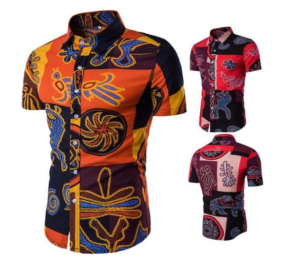 men dress men casual shirts hawaiian short sleeve slim fit floral streetwear tee beach camisas aa, White;black
men dress men casual shirts hawaiian short sleeve slim fit floral streetwear tee beach camisas aa, White;black