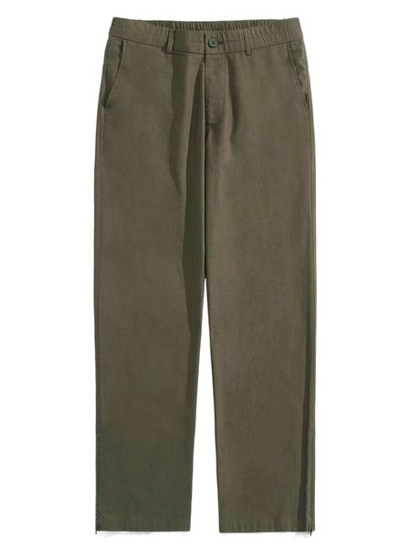 men solid slant pocket pants c47q#, Black
men solid slant pocket pants c47q#, Black