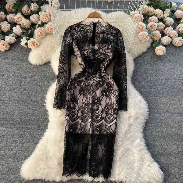 casual dresses french temperament fake two piece lace dress slim, hip wrapped, waist closed skirt whj5, Black;gray
casual dresses french temperament fake two piece lace dress slim, hip wrapped, waist closed skirt whj5, Black;gray