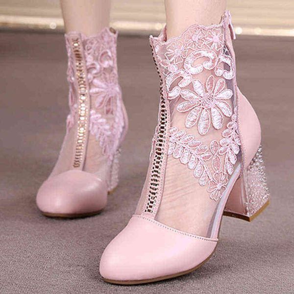 women's ankle boots ladies lace genuine leather fashion boot female high heels round toe square heels women boots plus size 220421, Black
women's ankle boots ladies lace genuine leather fashion boot female high heels round toe square heels women boots plus size 220421, Black