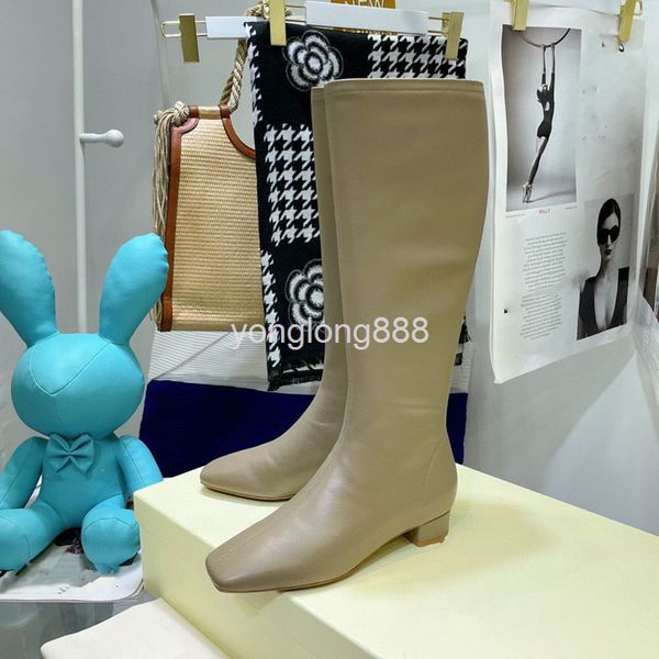 boots high end quality knight boots high tube flat bottomed square head leather fashion cow women, Black
boots high end quality knight boots high tube flat bottomed square head leather fashion cow women, Black