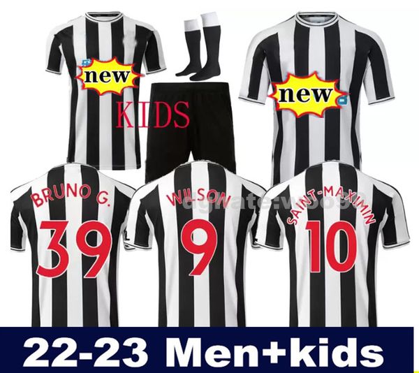 kids 22 23 wilson saint-maximin bruno g. 2022 2023 soccer jersey trippier murphy shelvey football shirt boy kit socks newcastle wood targett, Black;yellow
kids 22 23 wilson saint-maximin bruno g. 2022 2023 soccer jersey trippier murphy shelvey football shirt boy kit socks newcastle wood targett, Black;yellow