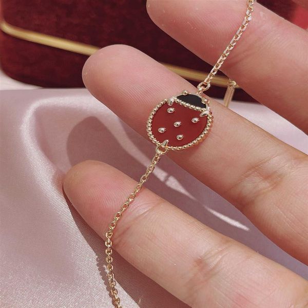 fashion jewelry designers seven star ladybug bracelet female sterling silver plated 18k rose gold fanjia hand decoration single fl297y, Black
fashion jewelry designers seven star ladybug bracelet female sterling silver plated 18k rose gold fanjia hand decoration single fl297y, Black