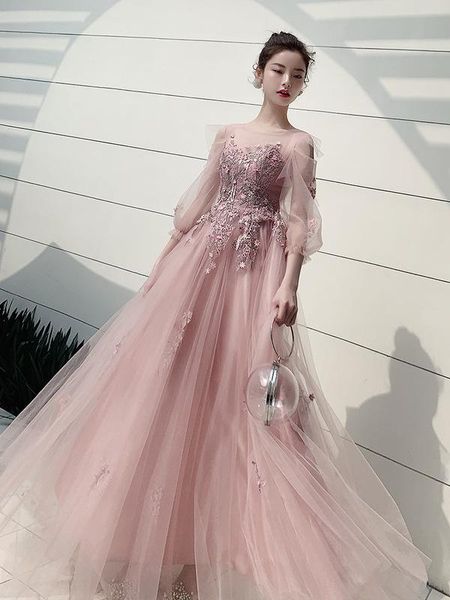 ethnic clothing fairy pink evening party dress exquisite appliques celebrity banquet elegant a-line hostess slim maxi mesh, Red
ethnic clothing fairy pink evening party dress exquisite appliques celebrity banquet elegant a-line hostess slim maxi mesh, Red