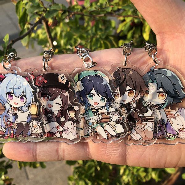 keychains game anime genshin impact barbatos xiao hutao ganyu keychain badge accessories cosplay props key chain cartoon backpack pendant, Silver
keychains game anime genshin impact barbatos xiao hutao ganyu keychain badge accessories cosplay props key chain cartoon backpack pendant, Silver