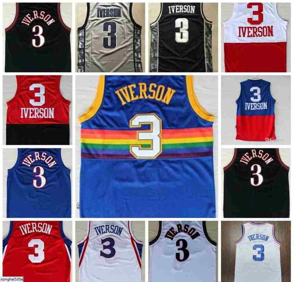 selling allen iverson college jersey, #3 allen iverson white black red rainbow blue split 10 anniversary jersey embroider logo
selling allen iverson college jersey, #3 allen iverson white black red rainbow blue split 10 anniversary jersey embroider logo