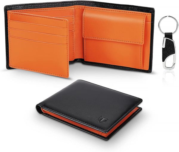 teehon genuine leather wallet men slim rfid purse card holder coin pocket wallet man, Red;black
teehon genuine leather wallet men slim rfid purse card holder coin pocket wallet man, Red;black