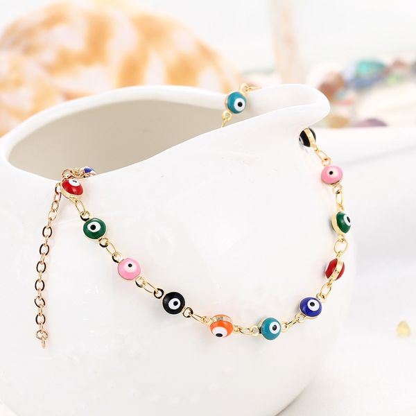 minimalist foot chain turkish evil eye ankle adjustable chain fashion ornament, Red;blue
minimalist foot chain turkish evil eye ankle adjustable chain fashion ornament, Red;blue