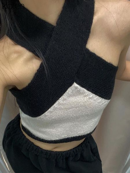 fashion casual patchwork slim stretch y2k camisole for women 2022 new streetwear wild basic female college style, White
fashion casual patchwork slim stretch y2k camisole for women 2022 new streetwear wild basic female college style, White