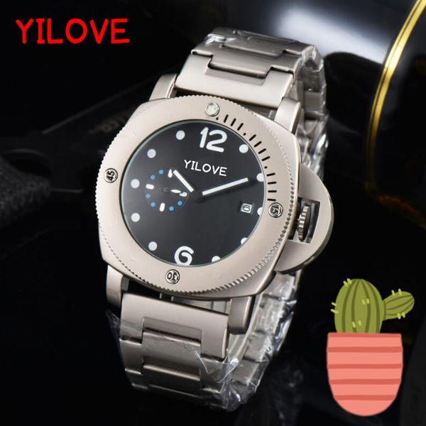 black dial three-pin simple watch round stainless steel 50mm large digital chronograph clock outdoor sports waterproof quartz men's bus, Slivery;brown
black dial three-pin simple watch round stainless steel 50mm large digital chronograph clock outdoor sports waterproof quartz men's bus, Slivery;brown