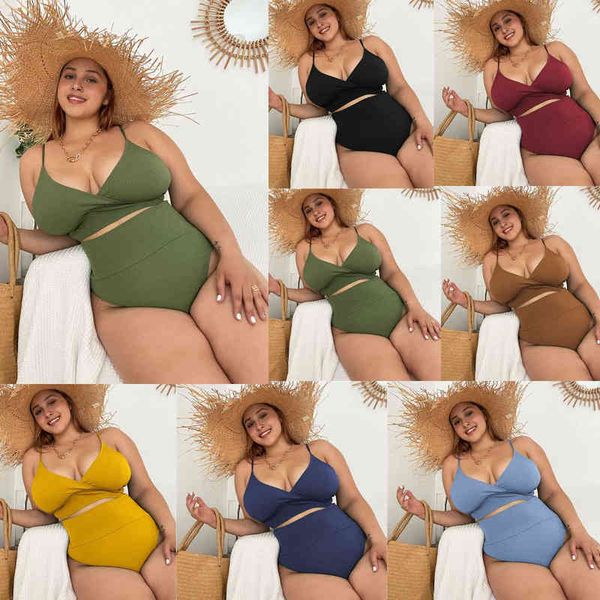 solid high waist color large size swimsuit fat woman swimsuit strap bikini, White;black
solid high waist color large size swimsuit fat woman swimsuit strap bikini, White;black