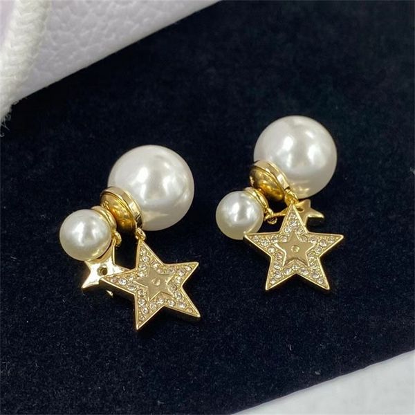 ornament charm earring star pearl earrings five pointed star versatile simple light luxury female earrings, Golden
ornament charm earring star pearl earrings five pointed star versatile simple light luxury female earrings, Golden