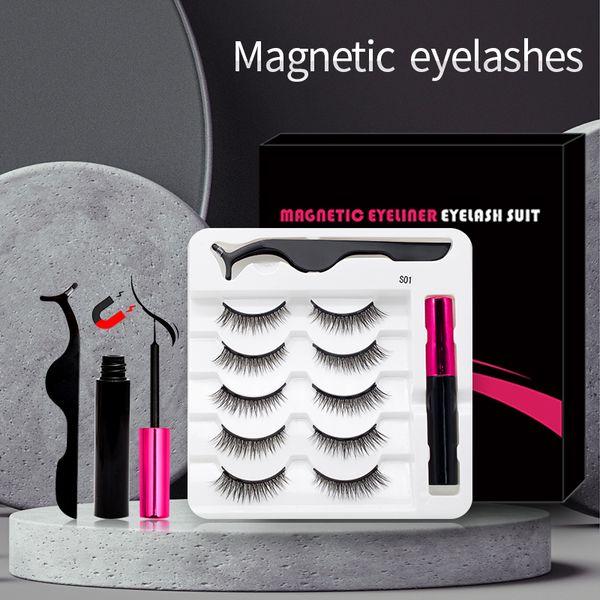 3 5 7pairs magnetic eyelashes false lashes repeated use waterproof liquid eyeliner with tweezer makeup set 220524
3 5 7pairs magnetic eyelashes false lashes repeated use waterproof liquid eyeliner with tweezer makeup set 220524