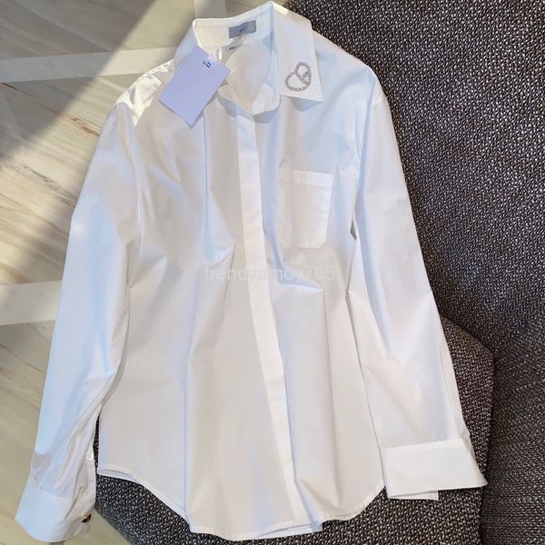 women's blouses & shirts spring and summer simple casual letter embroidery white versatile long sleeved shirt women
women's blouses & shirts spring and summer simple casual letter embroidery white versatile long sleeved shirt women
