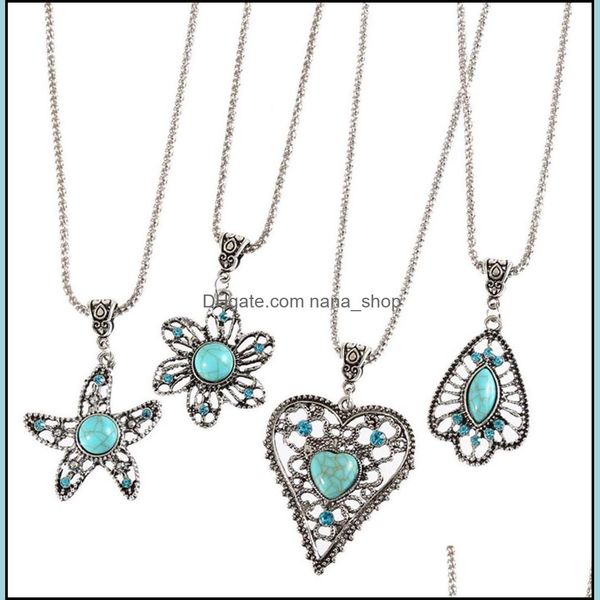 pendant necklaces turquoise necklace bohemian diamond starfish peach heart fine fashion nanashop drop delivery 2021 jewelry p nanashop dhars, Silver
pendant necklaces turquoise necklace bohemian diamond starfish peach heart fine fashion nanashop drop delivery 2021 jewelry p nanashop dhars, Silver