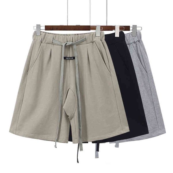 men's shorts feel of god drawstring solid color terry sports casual shorts fog high street fashion brand men's and women's ky, White;black
men's shorts feel of god drawstring solid color terry sports casual shorts fog high street fashion brand men's and women's ky, White;black
