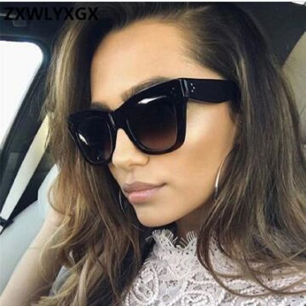 womens luxury oversize square designer sunglasses for women woman vintage big frame sun glasses fashion gradient female oculos, White;black
womens luxury oversize square designer sunglasses for women woman vintage big frame sun glasses fashion gradient female oculos, White;black