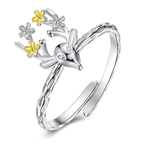 japanese korean deer ring female elk silver-plated live ring first jewelry
japanese korean deer ring female elk silver-plated live ring first jewelry