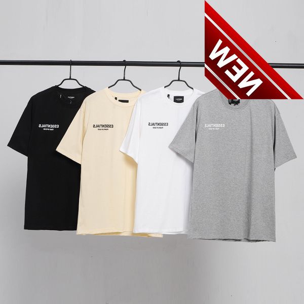 tide brand bear of god double thread essentials letter reflective men's and women's summer short sleeve t-shirt, White;black
tide brand bear of god double thread essentials letter reflective men's and women's summer short sleeve t-shirt, White;black