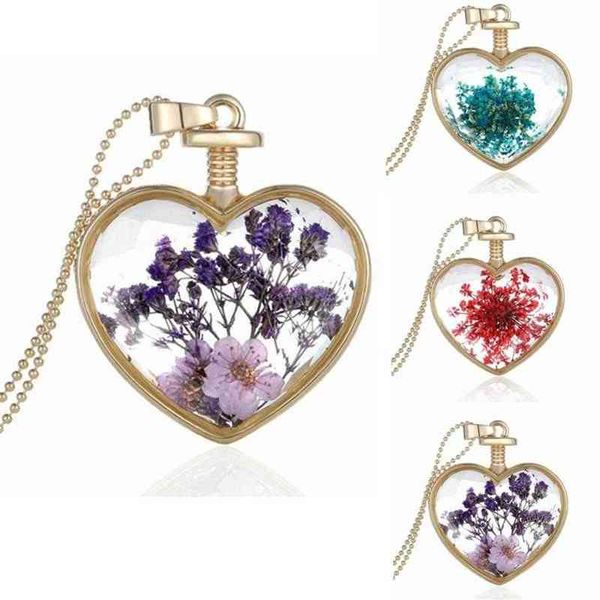 forget-me vintage flowers pendant necklace heart-shaped pressed glass fine jewelry summer style long collares necklace267e, Silver
forget-me vintage flowers pendant necklace heart-shaped pressed glass fine jewelry summer style long collares necklace267e, Silver