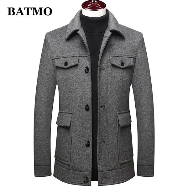 batmo arrival autumn winter wool thicked jackets men s coat plus size m lj201110, Black
batmo arrival autumn winter wool thicked jackets men s coat plus size m lj201110, Black