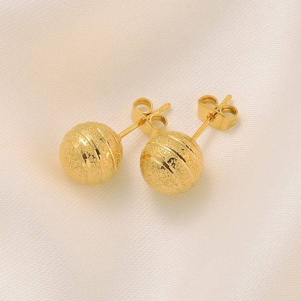 classic large earring new 14k solid fine yellow gold gf ball stud earrings, Golden;silver
classic large earring new 14k solid fine yellow gold gf ball stud earrings, Golden;silver