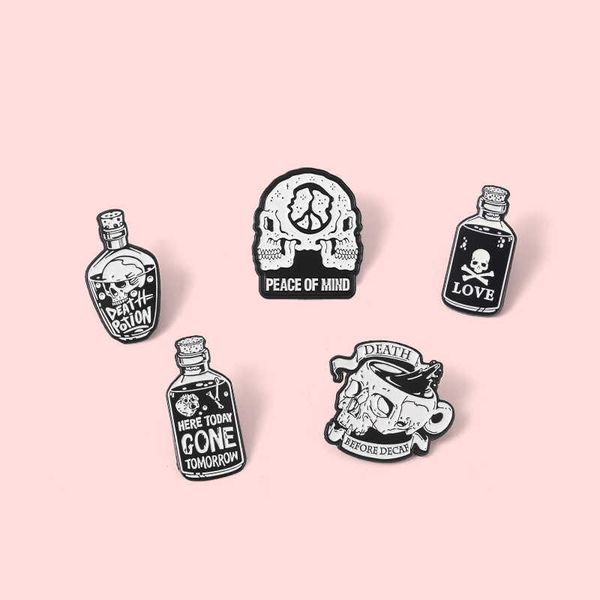 dark skeleton brooch coffee cup tea cup horror metal badge pin accessories clothing drifting bottle, Gray
dark skeleton brooch coffee cup tea cup horror metal badge pin accessories clothing drifting bottle, Gray