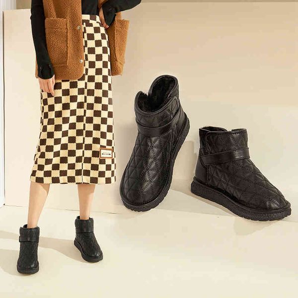 boots leather fur snow boots women's fashion leisure winter bread shoes plush thickened wool, Black
boots leather fur snow boots women's fashion leisure winter bread shoes plush thickened wool, Black