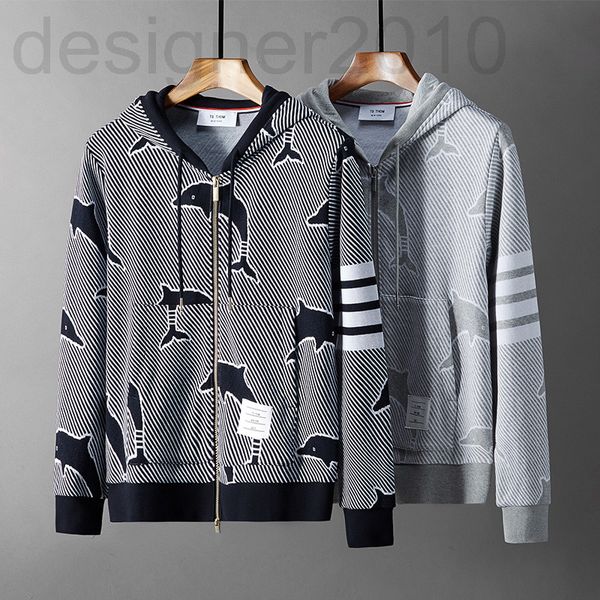 men's hoodies & sweatshirts designer original standard tb tom brown dolphin jacquard autumn hooded cardigan sweater for men and women c, Black
men's hoodies & sweatshirts designer original standard tb tom brown dolphin jacquard autumn hooded cardigan sweater for men and women c, Black