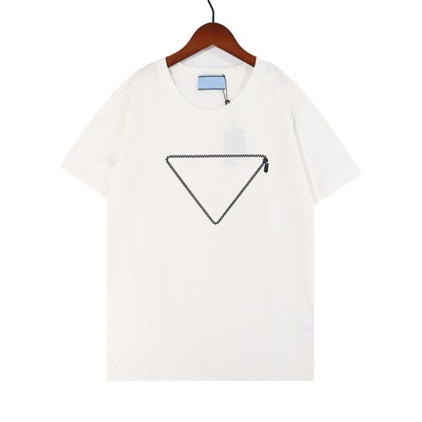 designers luxury mens t shirts summer classic short sleeve men women tees brand p triangle t-shirt senior pure cotton size s-2xl tshirt vqtv, White;black
designers luxury mens t shirts summer classic short sleeve men women tees brand p triangle t-shirt senior pure cotton size s-2xl tshirt vqtv, White;black
