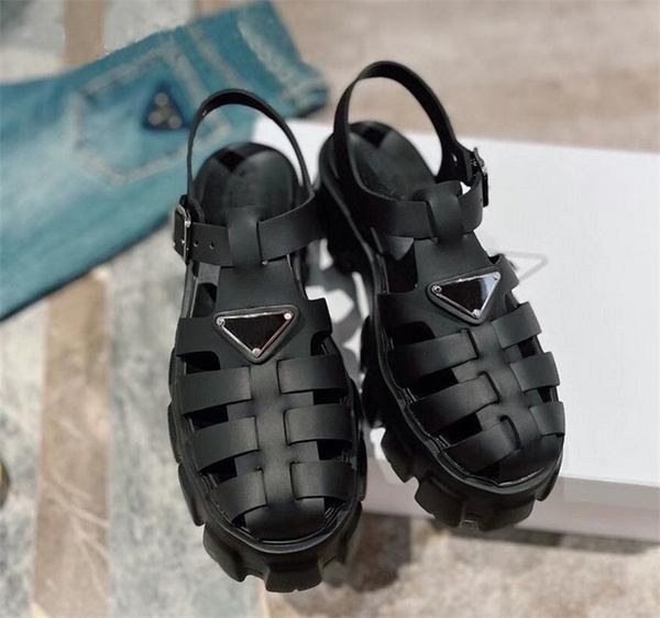 designers sandals ss22 new thick soled gear hollow baotou ladies casual heightening one buckle roman tide shoes outdoor beach sandal, Black
designers sandals ss22 new thick soled gear hollow baotou ladies casual heightening one buckle roman tide shoes outdoor beach sandal, Black