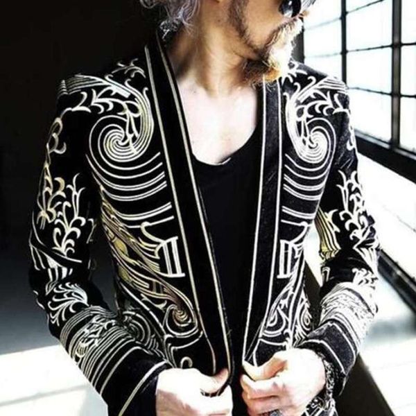 men's jackets fashion lapel slim single-breasted outwear retro long sleeve office casual coats men's autumn print geometric patter, Black;brown
men's jackets fashion lapel slim single-breasted outwear retro long sleeve office casual coats men's autumn print geometric patter, Black;brown