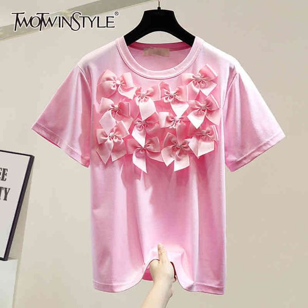 white joker patchwork bowknot for women o neck short sleeve casual t shirts female fashion clothing summer 210423
white joker patchwork bowknot for women o neck short sleeve casual t shirts female fashion clothing summer 210423