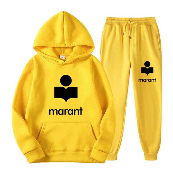 2022 marant hoodie autumn and spring clothing fun hooded sweatshirt men's women's pants 2piece set m, Black
2022 marant hoodie autumn and spring clothing fun hooded sweatshirt men's women's pants 2piece set m, Black