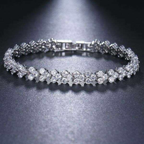 18k white gold plated zirconia tennis bracelet diamond hand chain for men women heart love crystal bracelets bangle lover gift valentine, Golden;silver
18k white gold plated zirconia tennis bracelet diamond hand chain for men women heart love crystal bracelets bangle lover gift valentine, Golden;silver